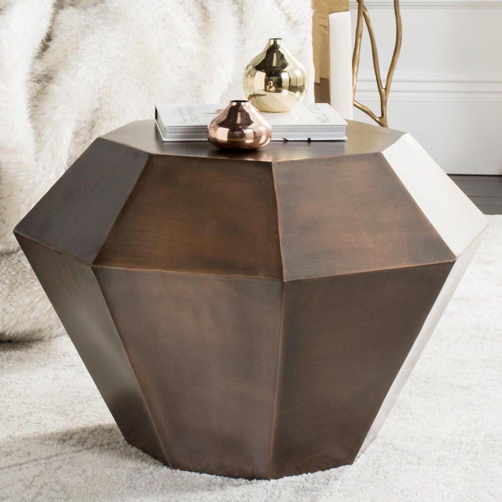 Safavieh Grace Accent Table in Antique Copper, , large