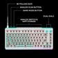 Logitech G512 X 75 Dual Swap Mechanical Gaming Keyboard with Linear Switches in White, , large