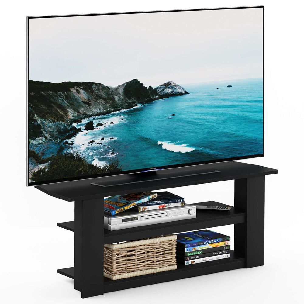 HOMLUX 42.1" Entertainment Center TV Stand in Black, , large