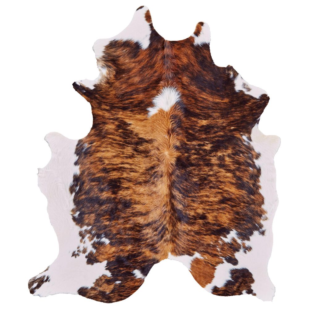 Feizy Rugs Bartlett Small Exotic and Medium Brown Area Rug, , large