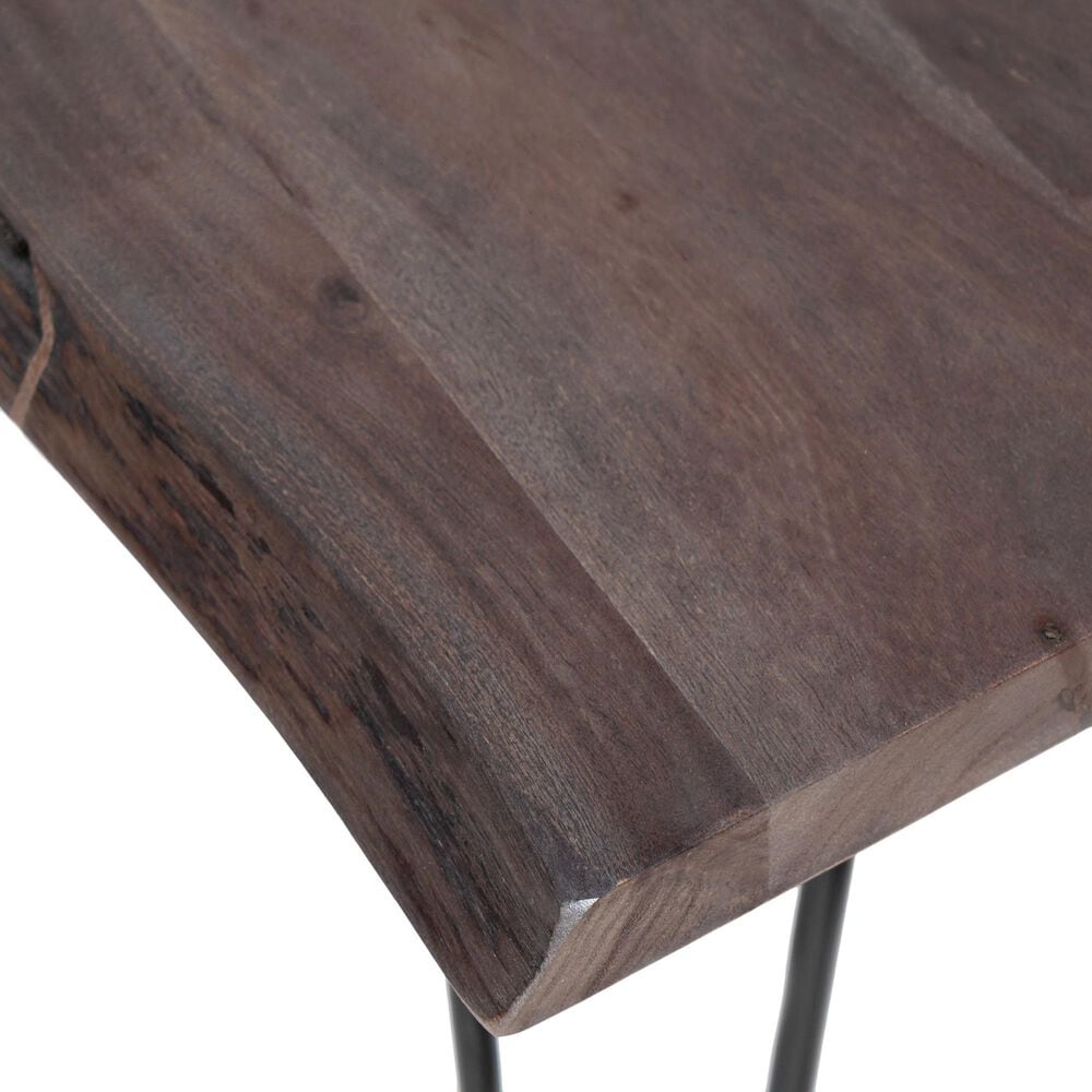 Waltham Nature&#39;s Edge End Table in Brushed Grey, , large