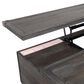Steve Silver Keily Manual Reclining Sofa and Todoe Coffee Table in Dove Grey, , large