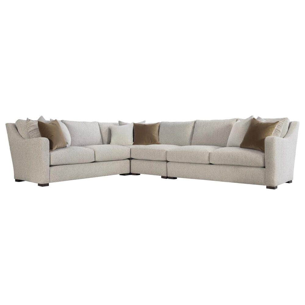 Bernhardt Ventura 4-Piece Stationary Reversible Sectional in Marble, , large