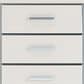 Ashley Zuraleus 6-Drawer Dresser and Mirror in Matte White and Chrome, , large
