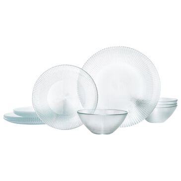 Gifts Plus Kyoto 12-Piece Dinnerware Set in Clear, , large