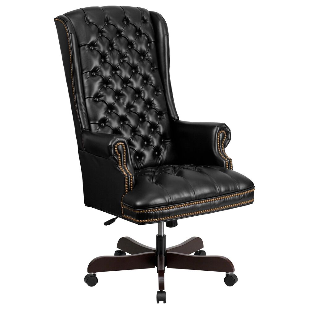 Flash Furniture Executive Swivel Chair in Black, , large