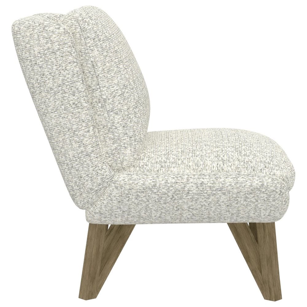 Golden Wave Furniture Emerson Armless Accent Chair in Cream, , large