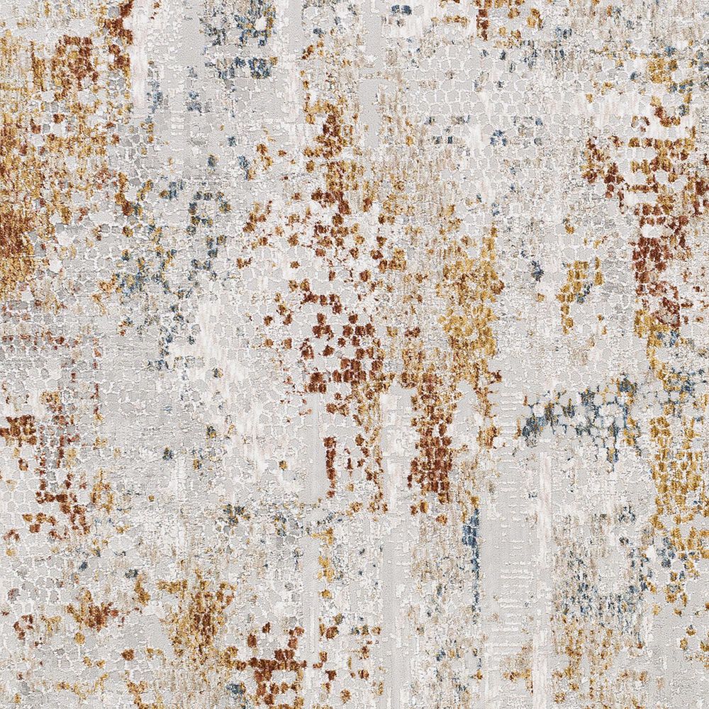 Surya Carmel 5&#39; x 7&#39;3&quot; Camel, Clay, Mustard and Aqua Area Rug, , large