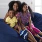 Jaxx 7" Giant Bean Bag Sofa in Navy, , large