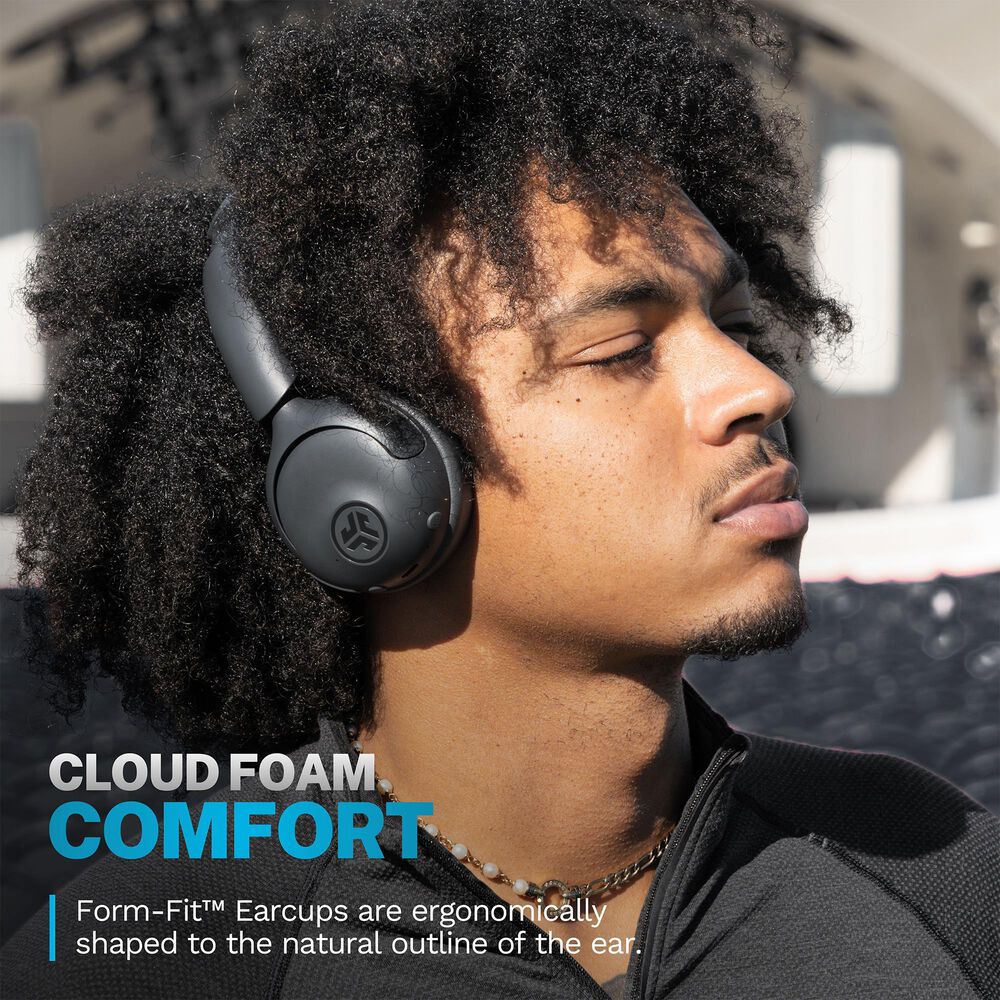 JLab Studio 2 Wireless On-Ear Headphones in Black, , large