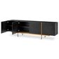 Eichholtz Brazilian Dresser in Charcoal Grey and Brushed Brass, , large