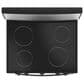 GE Appliances 5.0 Cu. Ft. Freestanding Electric Range in Stainless Steel and Black, , large