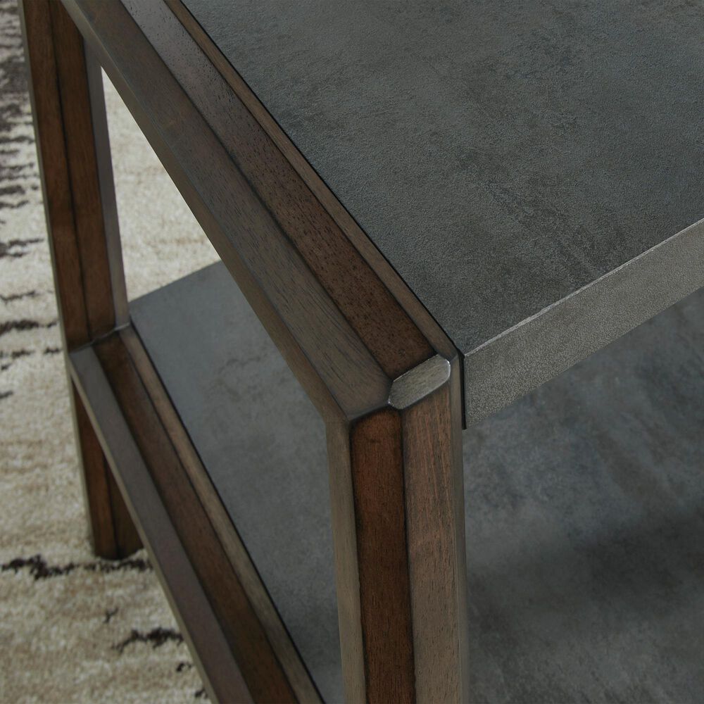 Ashley Kallenny End Table in Dark Brown and Gray, , large