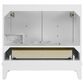 37B Fenwick 36" Single Bathroom Vanity in Bright White with Glossy White Composite Stone Top and Backsplash, , large