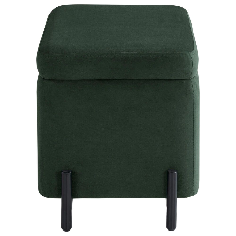 Lifestyle Solutions Kona Small Storage Ottoman in Green, , large