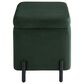 Lifestyle Solutions Kona Small Storage Ottoman in Green, , large
