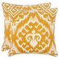 Safavieh Amiri 18" Pillow in Saffron (Set of 2), , large