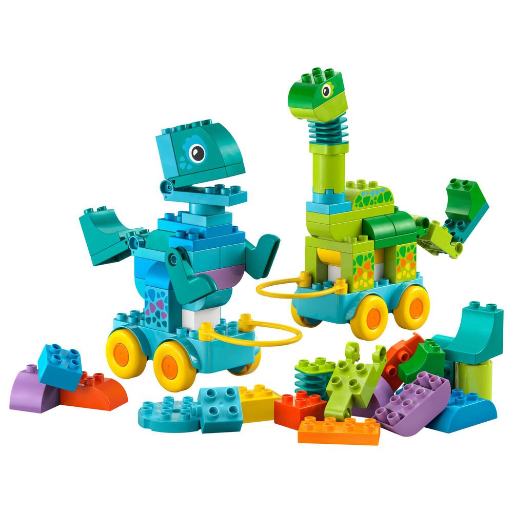 LEGO Duplo 3-In-1 Dinosaurs on Wheels Building Set, , large