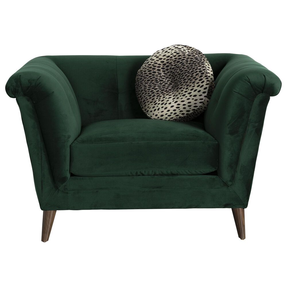 Moda Camila Arm Chair in Royale Evergreen, , large