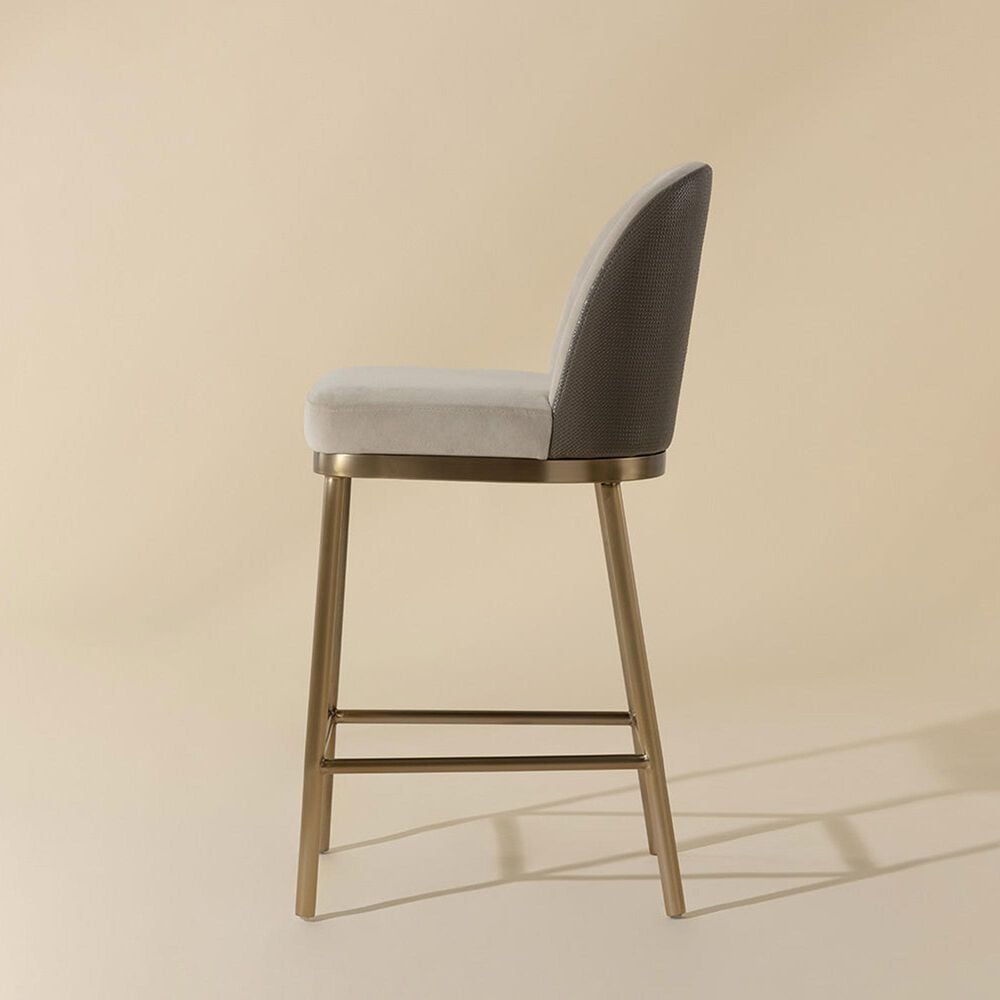 37B Lavania Counter Stool in Antique Brass, , large