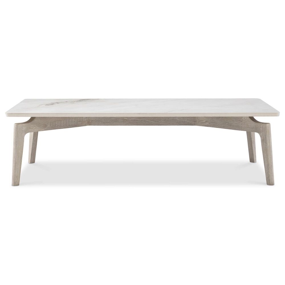Bernhardt Aurora Patio Cocktail Table in Warm Shale and Sea Oat, , large