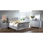 Furniture of America Earnest Queen Upholstered Bed in Gray, , large