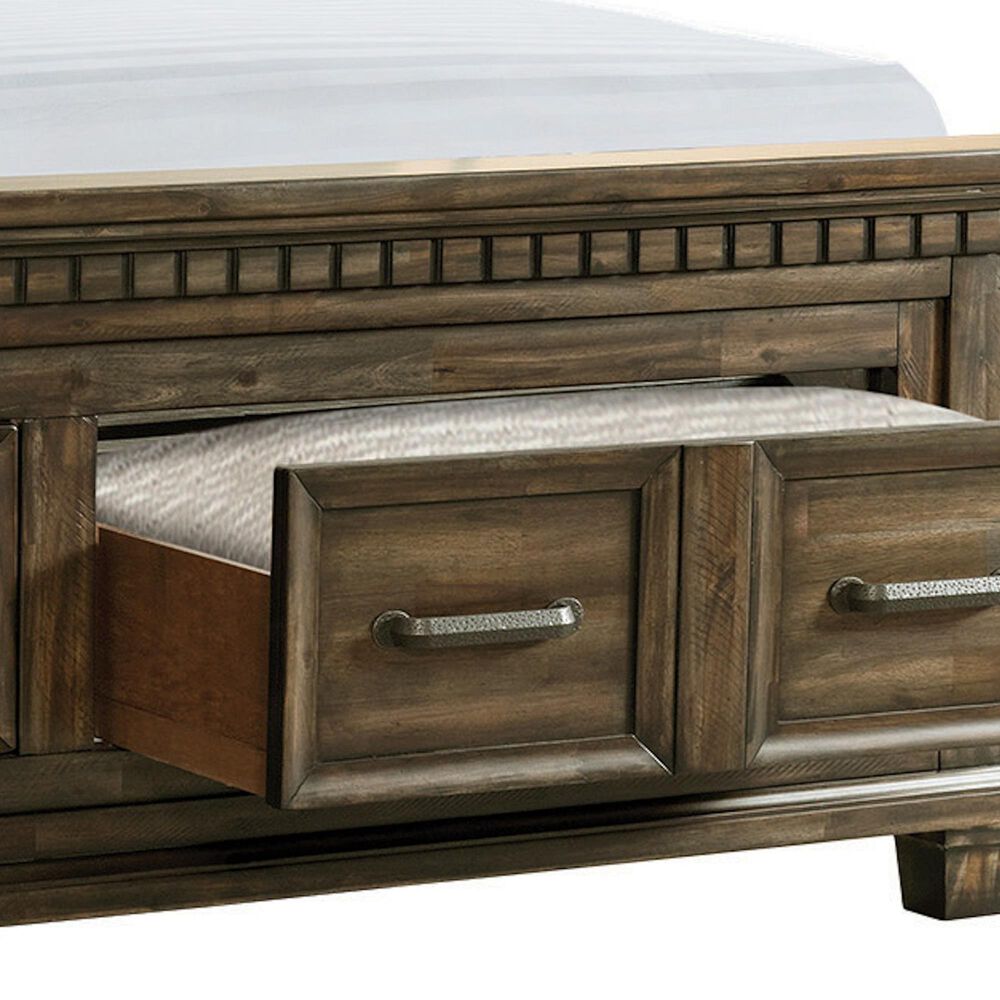 Mayberry Hill Mccoy King Storage Bed in Charcoal, , large