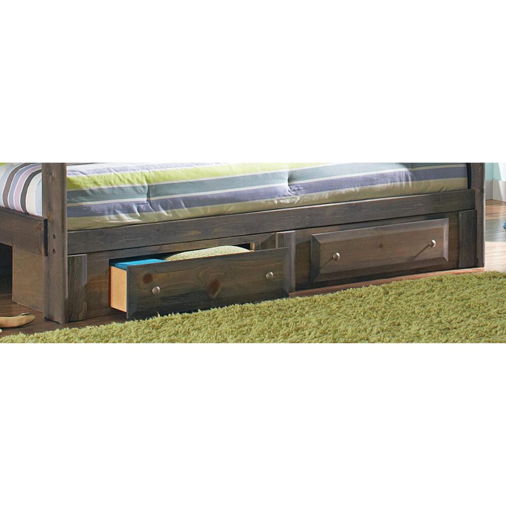 Pacific Landing Wrangle Hill Youth Under Bed Storage in Gun Smoke, , large