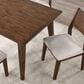 STEVE SILVER Canton 7-Piece Rectangular Dining Set in Brown Cherry, , large