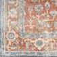 Nourison Astra Machine Washable ASW11 2"2" x 10" Denim and Multicolor Runner, , large