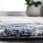 Safavieh Cyrus Shag 2"2" x 7"9" Ivory and Blue Runner, , large