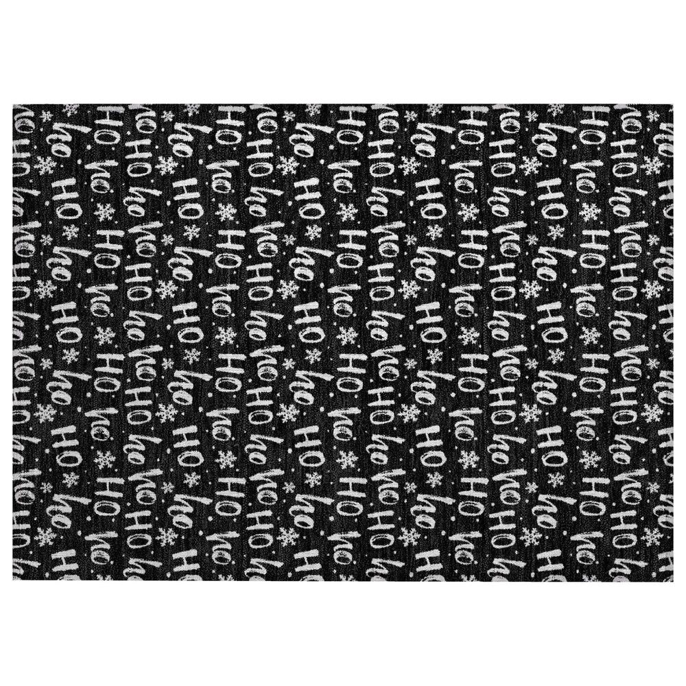 Dalyn Rug Company Wonderland WN22 2"6" x 3"10" Black Indoor/Outdoor Area Rug, , large