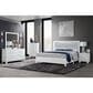 Global Furniture USA Luccia King Bed with LED in White, , large