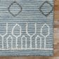 Amer Rugs Berlin 2" x 3" Blue and White Area Rug, , large
