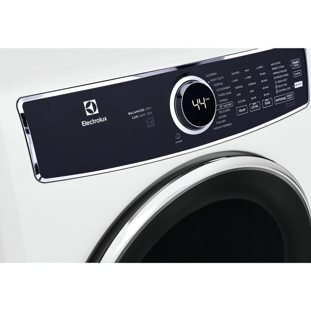 Electrolux 8 Cu. Ft. Front Load Electric Dryer with Balanced Dry in White, , large