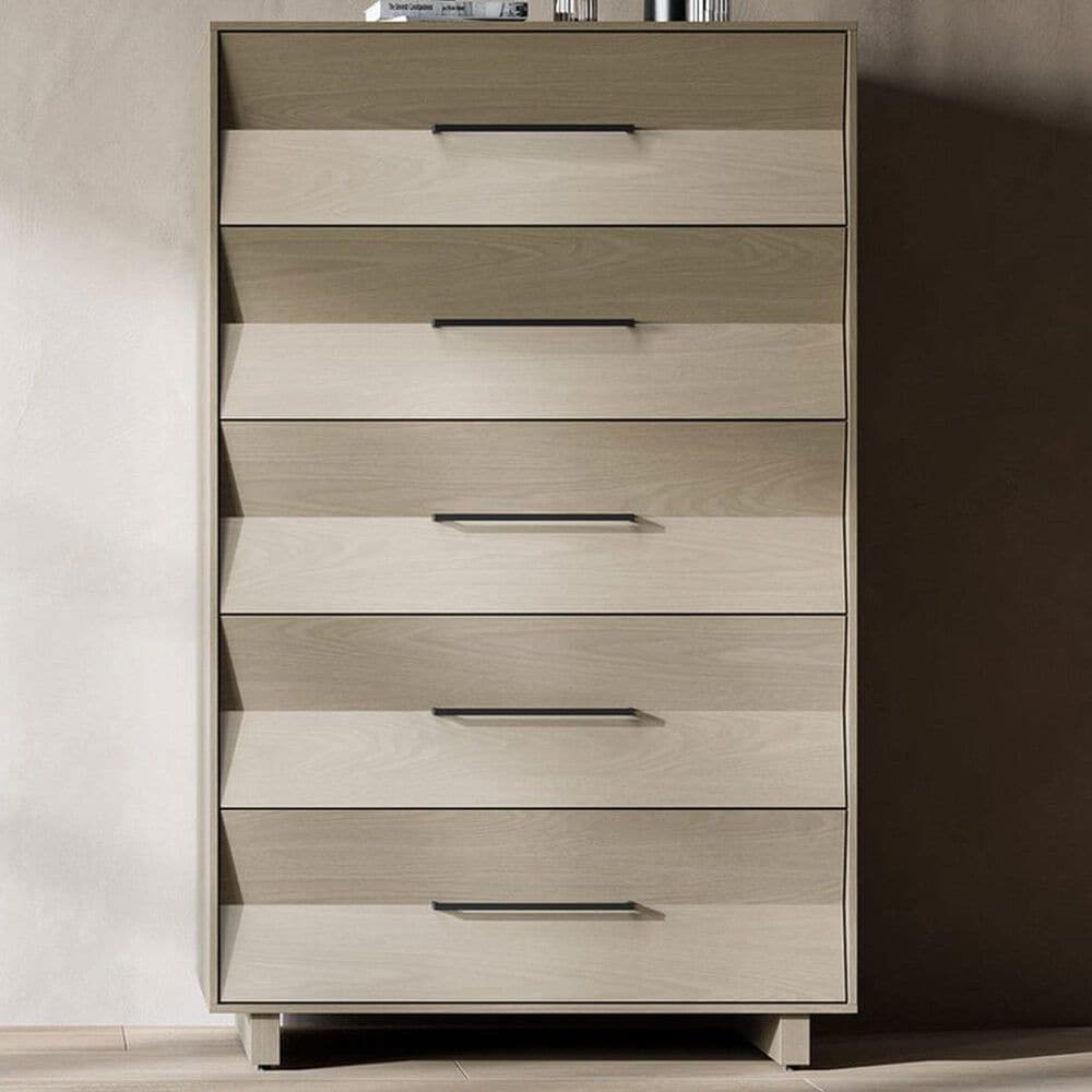 BDI Kava 5-Drawer Chest in Washed Oak, , large