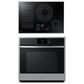 Samsung 2-Piece Kitchen Package with 30" Induction Cooktop and 30" Single Electric Wall Oven in Stainless Steel, , large