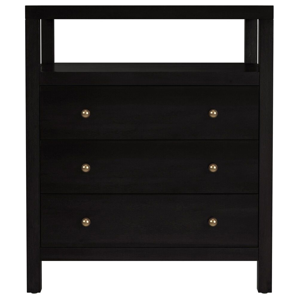 Butler Specialty Company Nora 3-Drawer Nightstand in Antique Coffee, , large