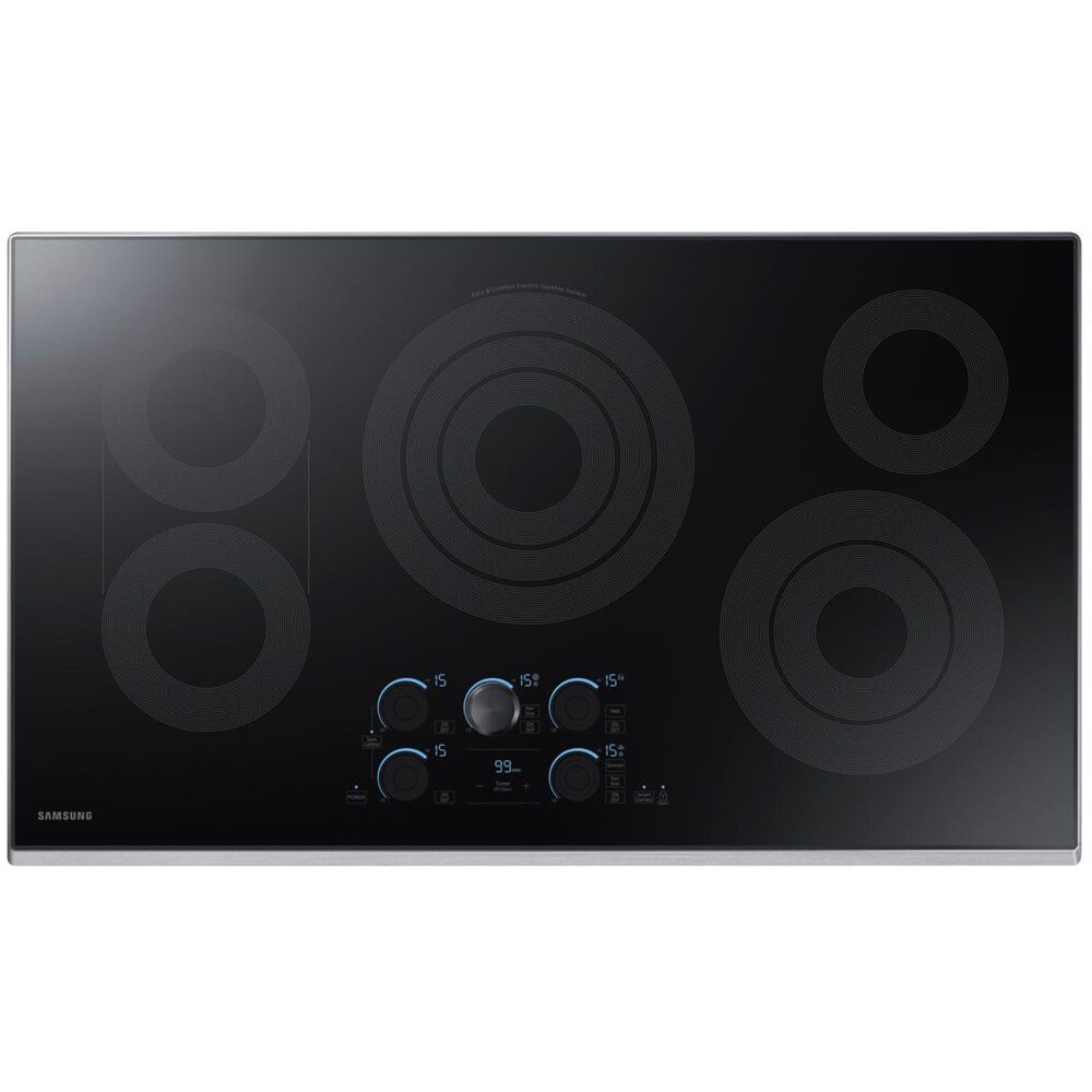 Samsung 36" Electric Cooktop in Stainless Steel Nebraska Furniture Mart