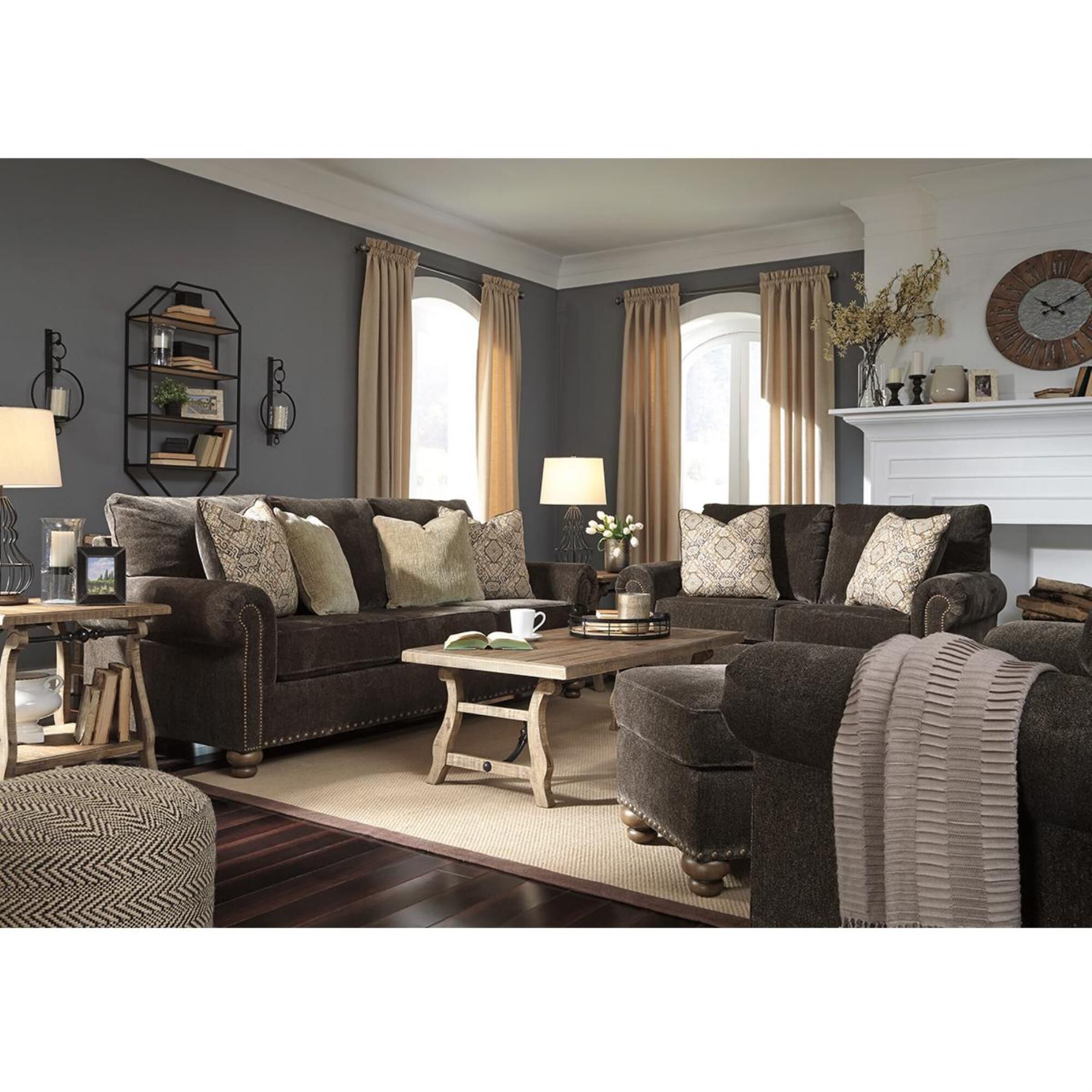 Signature Design by Ashley Stracelen Sofa in Sable Nebraska
