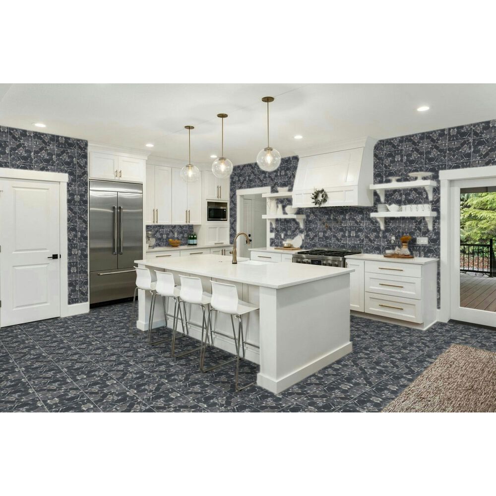 Emser Opuscar Night 12" x 12" Honed Natural Stone Mosaic Sheet, , large