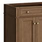 James Martin Brittany 72" Double Bathroom Vanity Cabinet in Pecan, , large