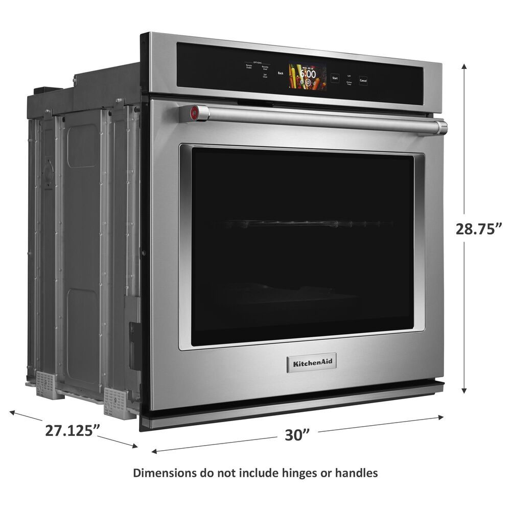 KitchenAid 30&quot; Single Wall Oven in Stainless Steel, , large