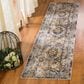Safavieh Aria ARA199B 2" x 8" Blue and Multicolor Runner, , large