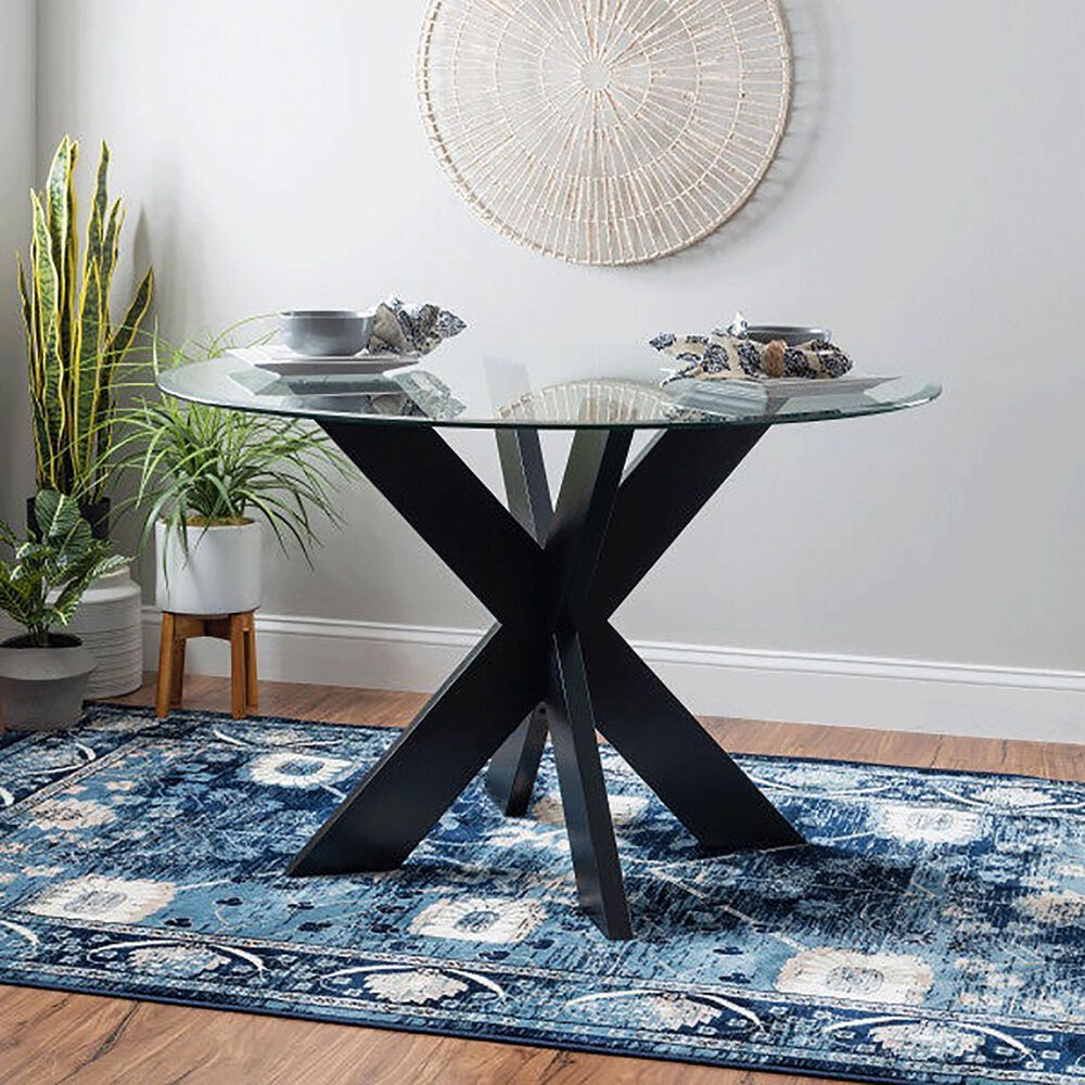 Linden Boulevard Auden Dining Table in Black - Table Only, , large