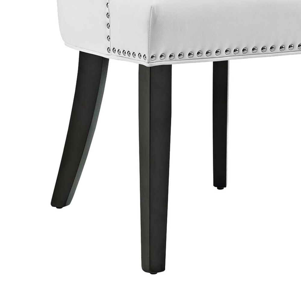 Modway Marquis Faux Leather Dining Chair in White NFM