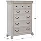 Nicolette Home Bronwyn 6 Drawer Chest in Alabaster, , large