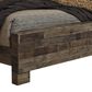 Ashley Derekson Queen Panel Bed in Two Tone Walnut and Gray, , large