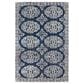 Surya Granada GND-2308 4" x 6" Dark Blue, Ivory and Charcoal Area Rug, , large