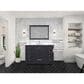 Lexora Home Dukes 48" Single Bathroom Vanity in Espresso with 2 cm White Cultured Marble Top and Rectangular Sink, , large